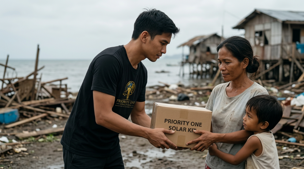 Solar kit relief image